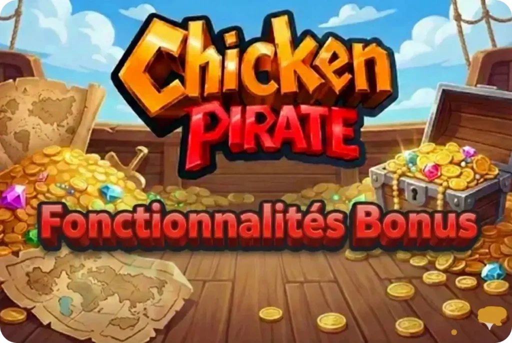 Fonctionnalités Bonus Chicken Pirate